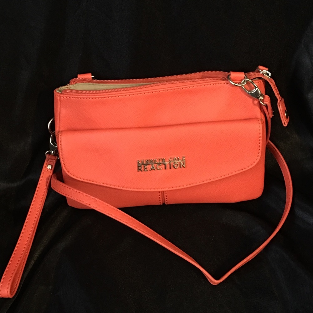 Small orange crossbody purse